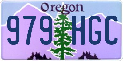 OR license plate 979HGC