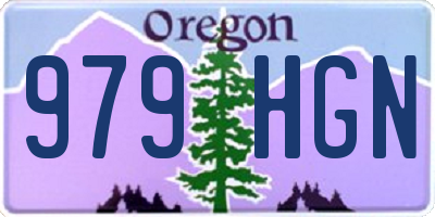 OR license plate 979HGN