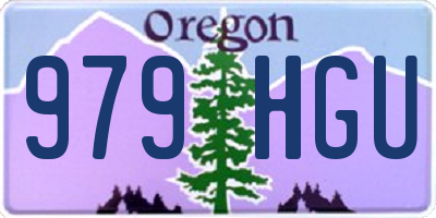 OR license plate 979HGU