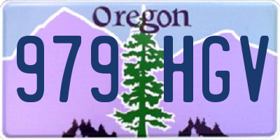 OR license plate 979HGV