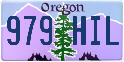 OR license plate 979HIL