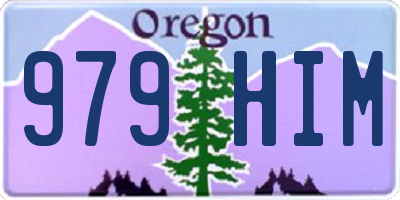 OR license plate 979HIM