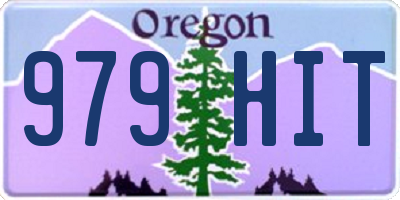 OR license plate 979HIT