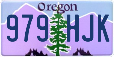 OR license plate 979HJK