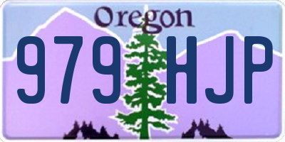 OR license plate 979HJP