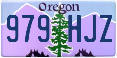 OR license plate 979HJZ