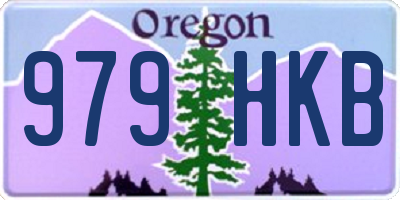 OR license plate 979HKB