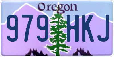 OR license plate 979HKJ