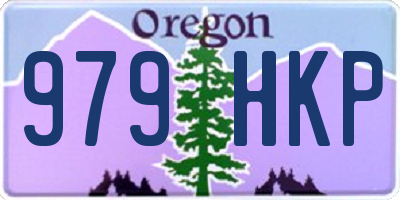 OR license plate 979HKP