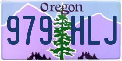 OR license plate 979HLJ