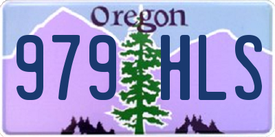 OR license plate 979HLS
