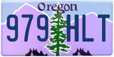 OR license plate 979HLT