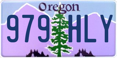 OR license plate 979HLY