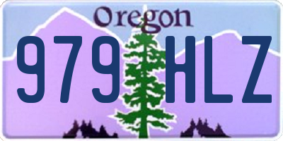 OR license plate 979HLZ