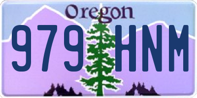OR license plate 979HNM