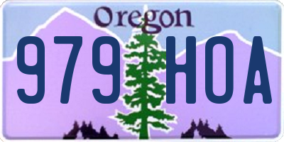 OR license plate 979HOA