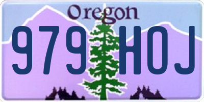 OR license plate 979HOJ