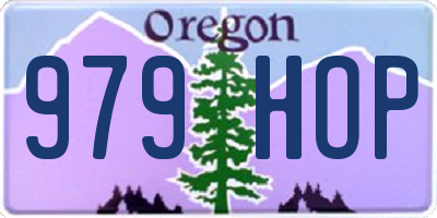 OR license plate 979HOP