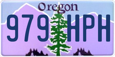 OR license plate 979HPH