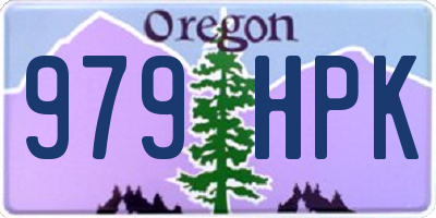 OR license plate 979HPK