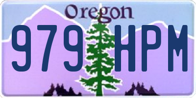 OR license plate 979HPM