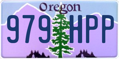 OR license plate 979HPP