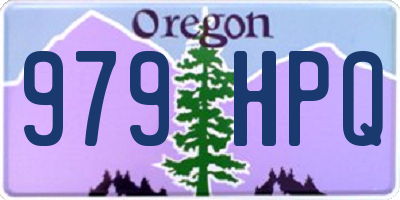 OR license plate 979HPQ