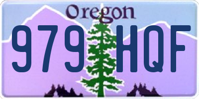 OR license plate 979HQF