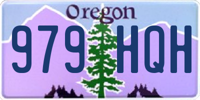 OR license plate 979HQH