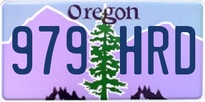 OR license plate 979HRD