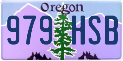 OR license plate 979HSB