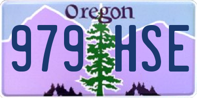 OR license plate 979HSE