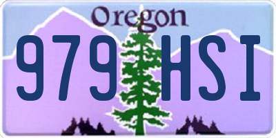 OR license plate 979HSI