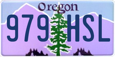 OR license plate 979HSL