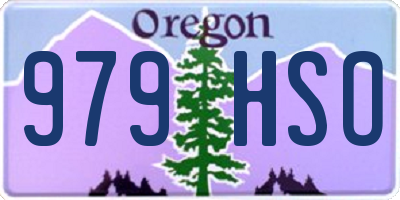 OR license plate 979HSO
