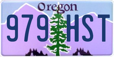 OR license plate 979HST