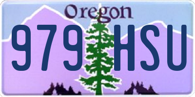 OR license plate 979HSU