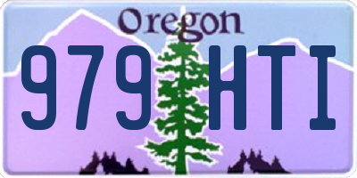 OR license plate 979HTI