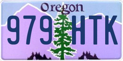 OR license plate 979HTK