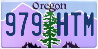 OR license plate 979HTM