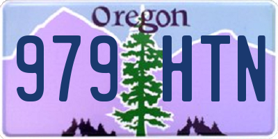 OR license plate 979HTN