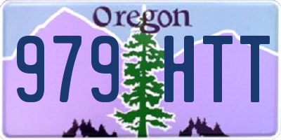 OR license plate 979HTT