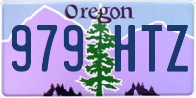 OR license plate 979HTZ