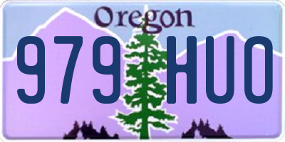 OR license plate 979HUO