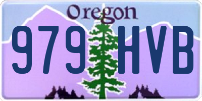 OR license plate 979HVB