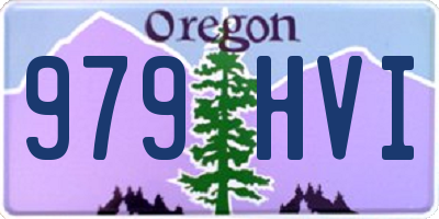 OR license plate 979HVI
