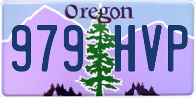 OR license plate 979HVP
