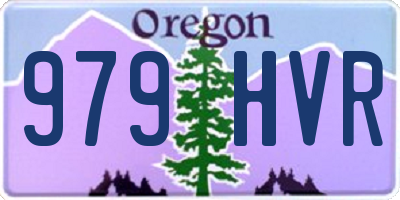 OR license plate 979HVR