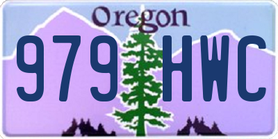 OR license plate 979HWC