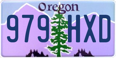 OR license plate 979HXD